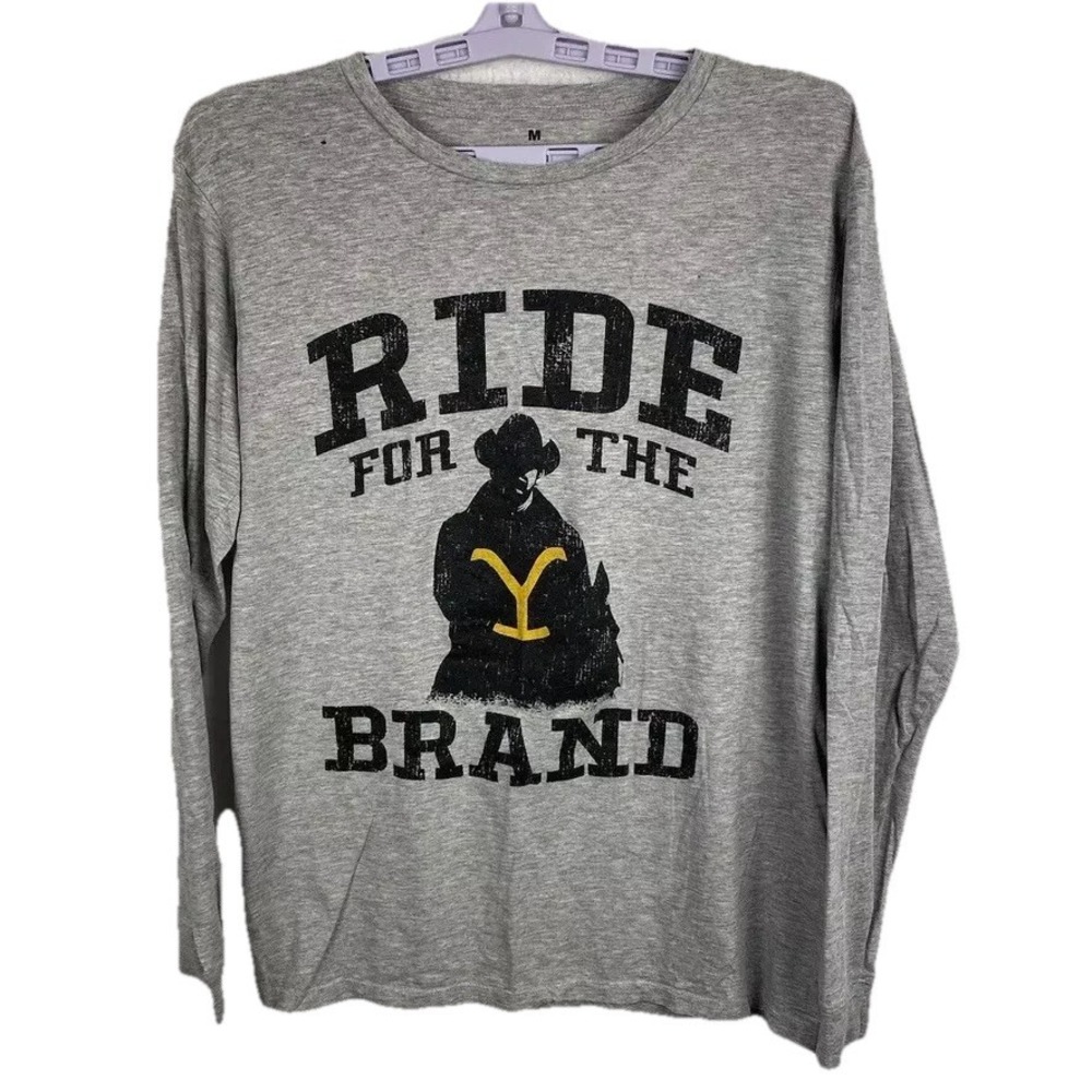 Yellowstone Rip"Ride For The Brand " Tshirt SZ Med Rodeo Cowboy Westerns